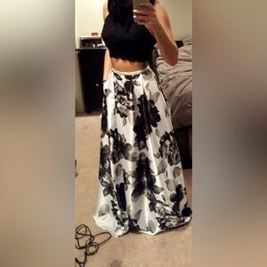 Size 5 2 piece dress , already dry cleaned